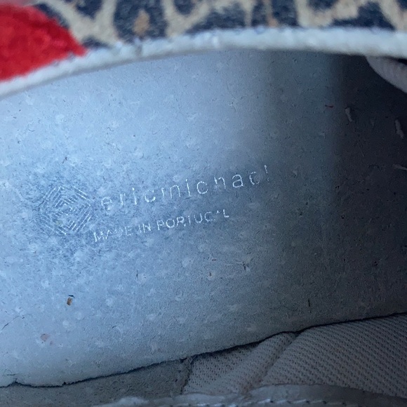 Erin Michael Portugal Topper leopard print lace sneaker retro inspired - Picture 16 of 16